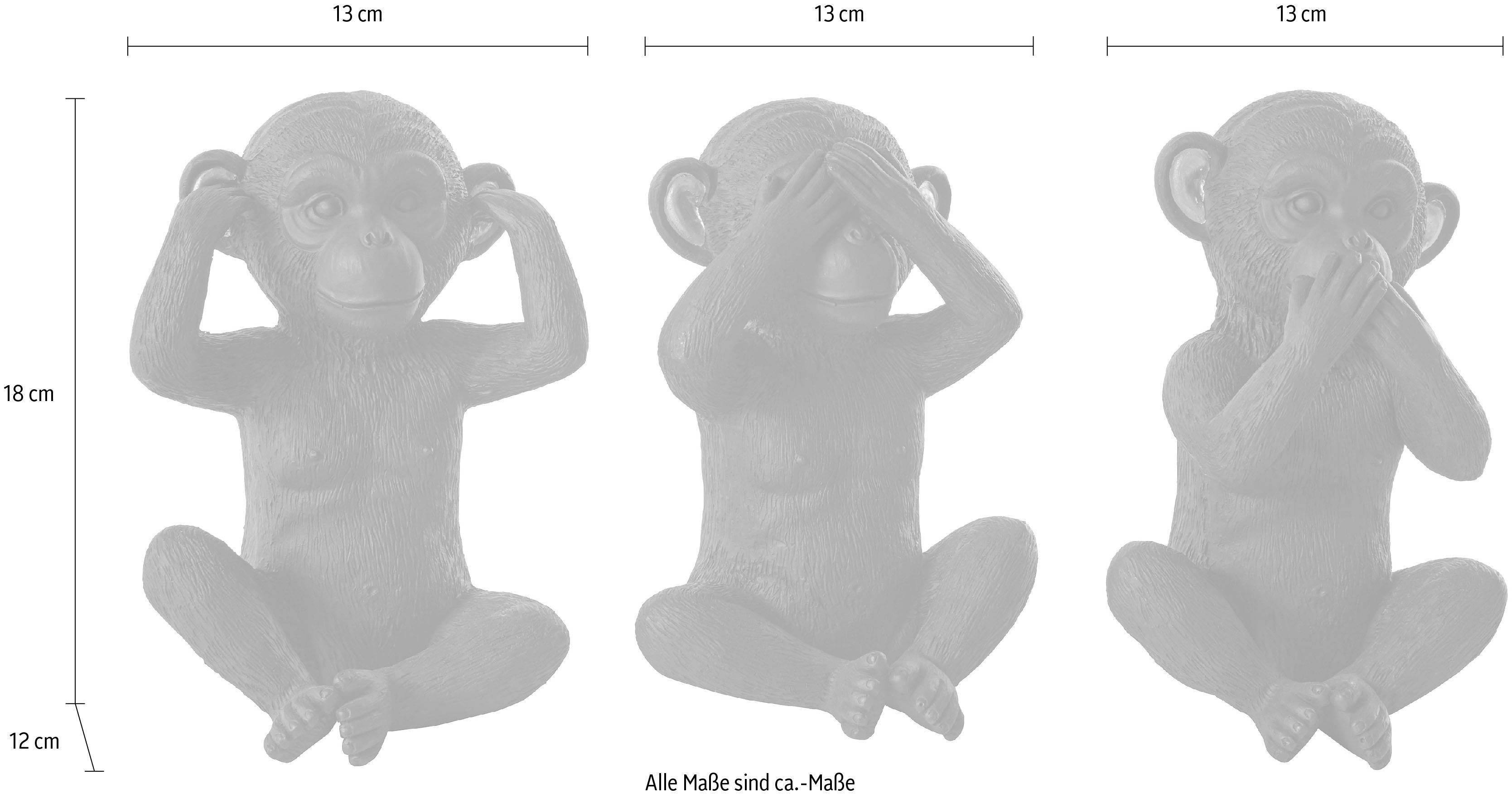 OTTO home Dekofigur Affen (3er-Set)