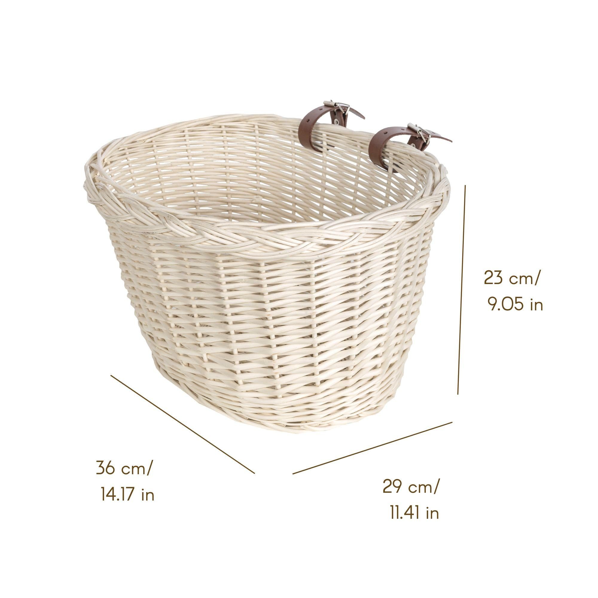 Creative Home Fahrradkorb Weide Fahrradkorb Universal, 36 x 29 x 23 cm (2 cm)