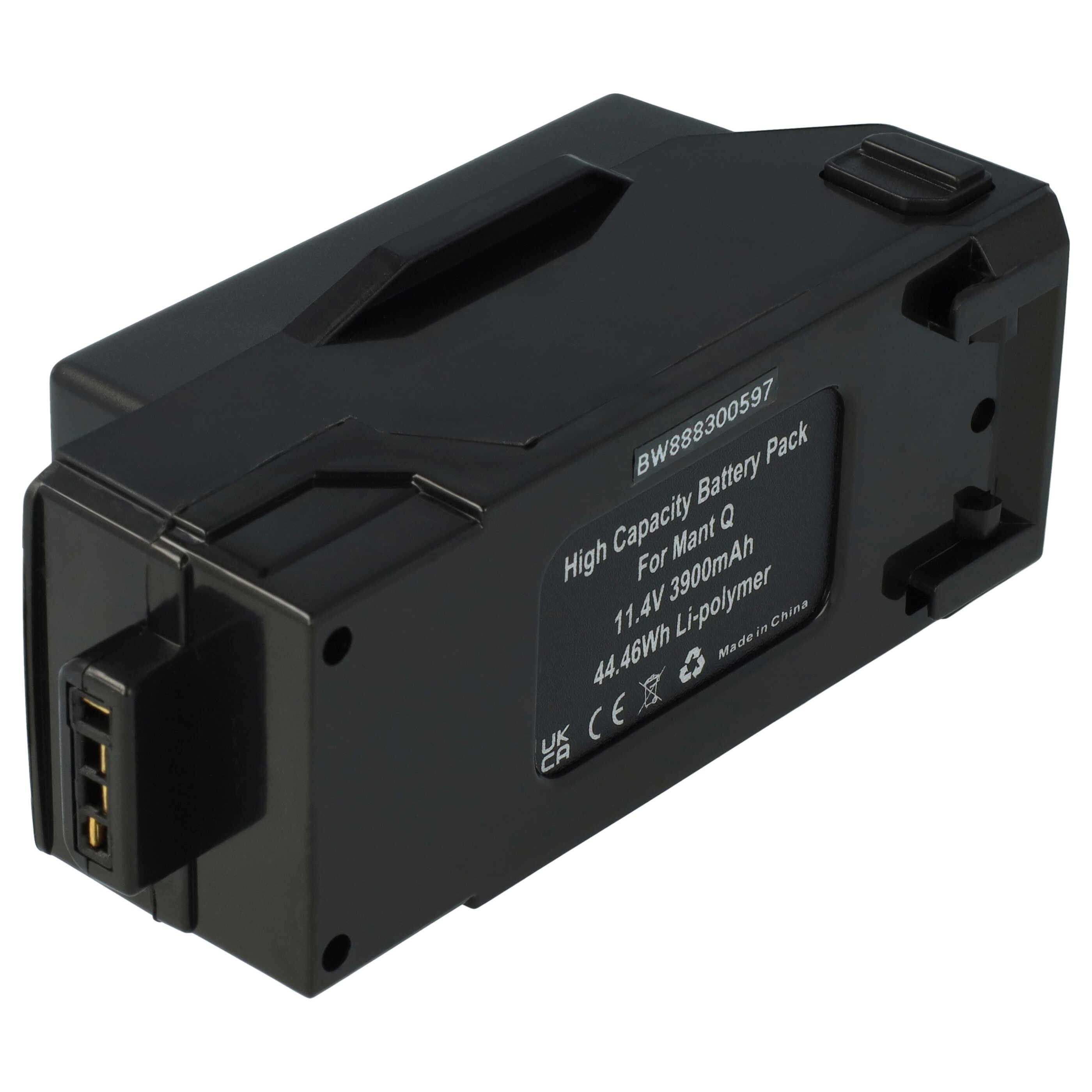 vhbw Akku passend für Yuneec Mantis Q 3S, G Modellbau Drohne (2800 mAh, Drohnen-Akku Akku Li-Polymer 2800 mAh (11,4 V, 1 St), Leistungsfähiger Austausch-Akku für Drohne, Wiederaufladbar, Jede
