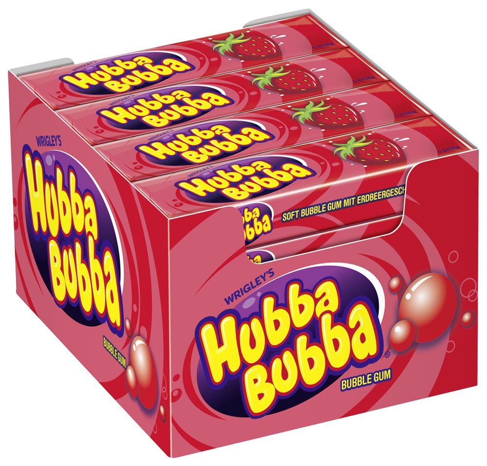 Mars GmbH Süßigkeit HUBBA BUBBA Erdbeere 20x5 Stück