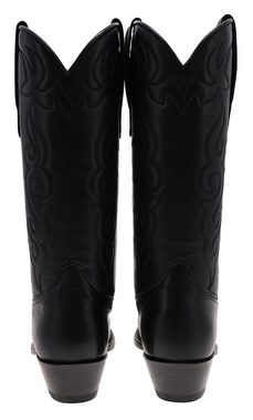 FB Fashion Boots VITORIA Schwarz Cowboystiefel Rahmengenähte Damen Westernstiefel