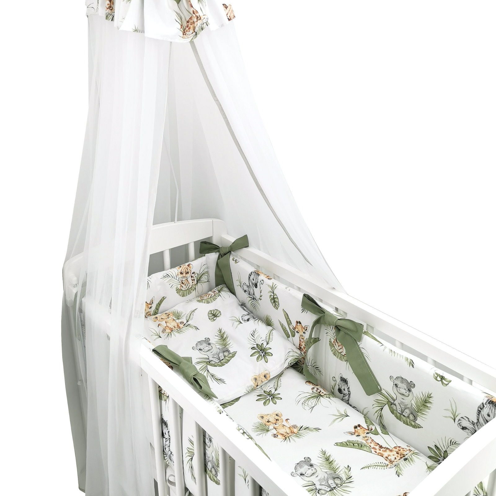 Baby-Delux Beistellbett Babybett Dschungel, 10-tlg., Stillbett günstig online kaufen