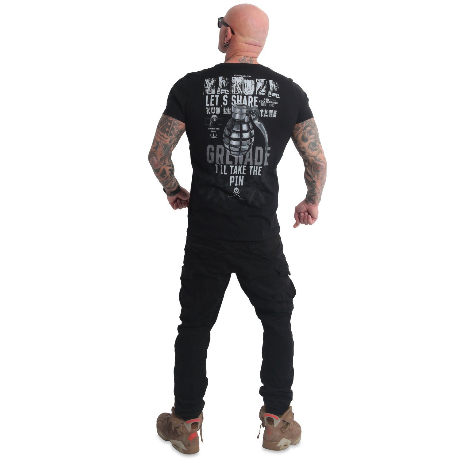 YAKUZA T-Shirt schwarz Grenade