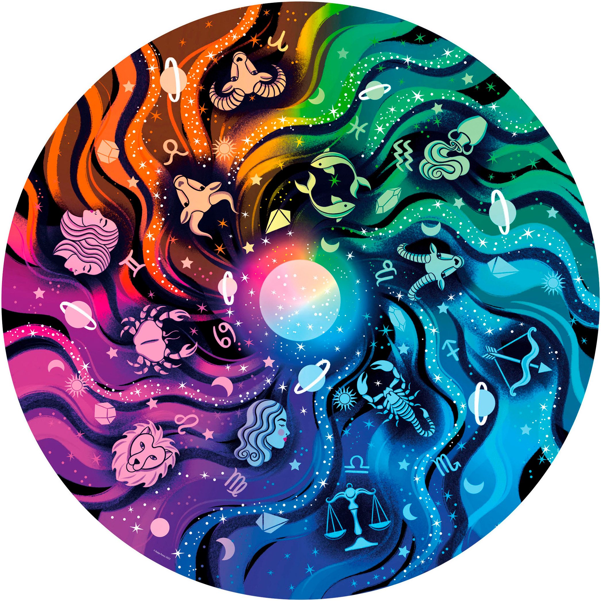 Ravensburger Puzzle Astrology, 500 Puzzleteile, Made in Europe