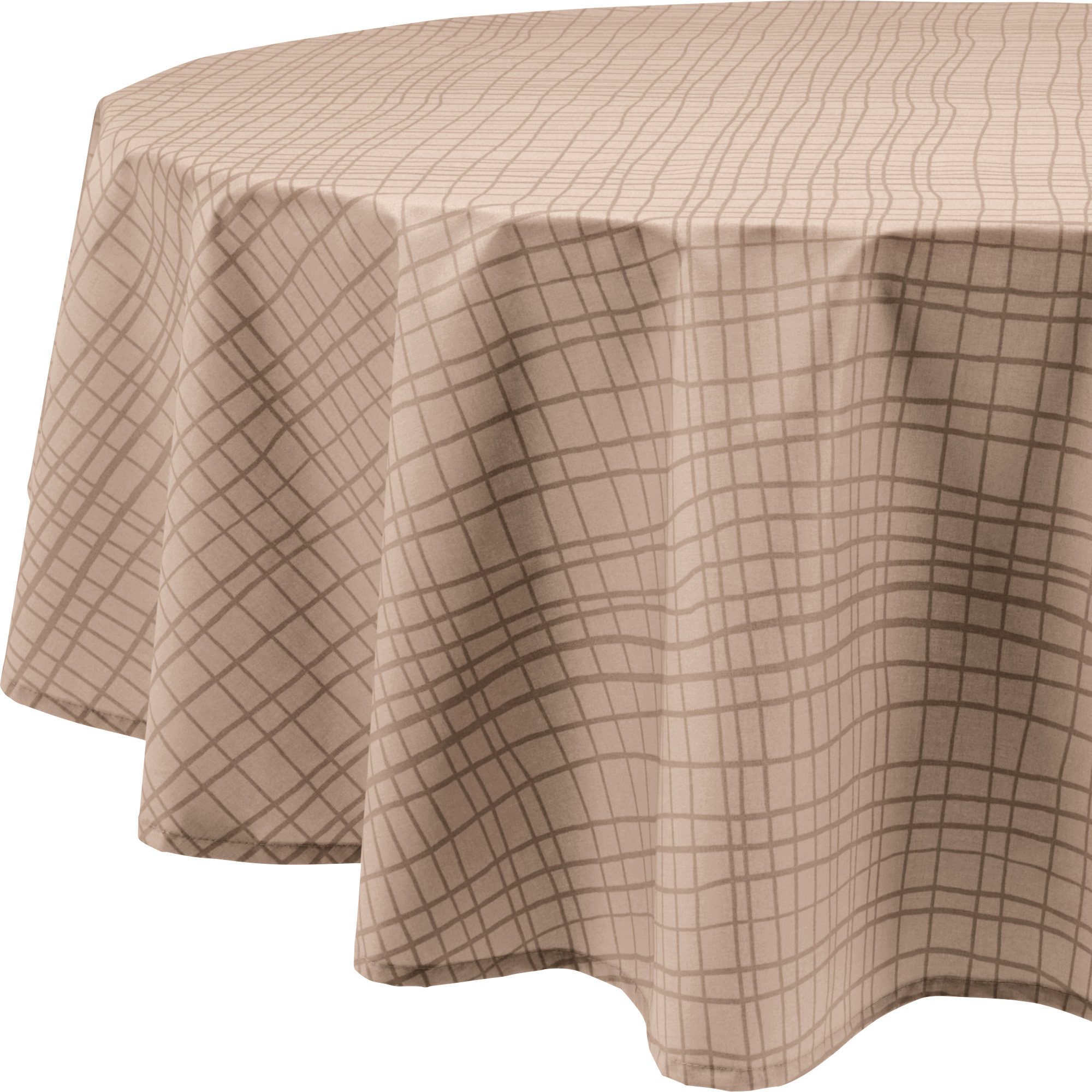 REDBEST Tischdecke Tischdecke "Pasadena", abwaschbar Uni/Karo