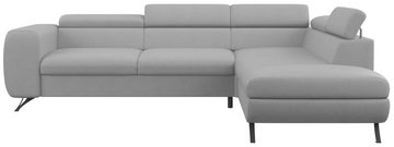 Stylefy Ecksofa Corina, L-Form, Eckcouch, Relaxfunktion