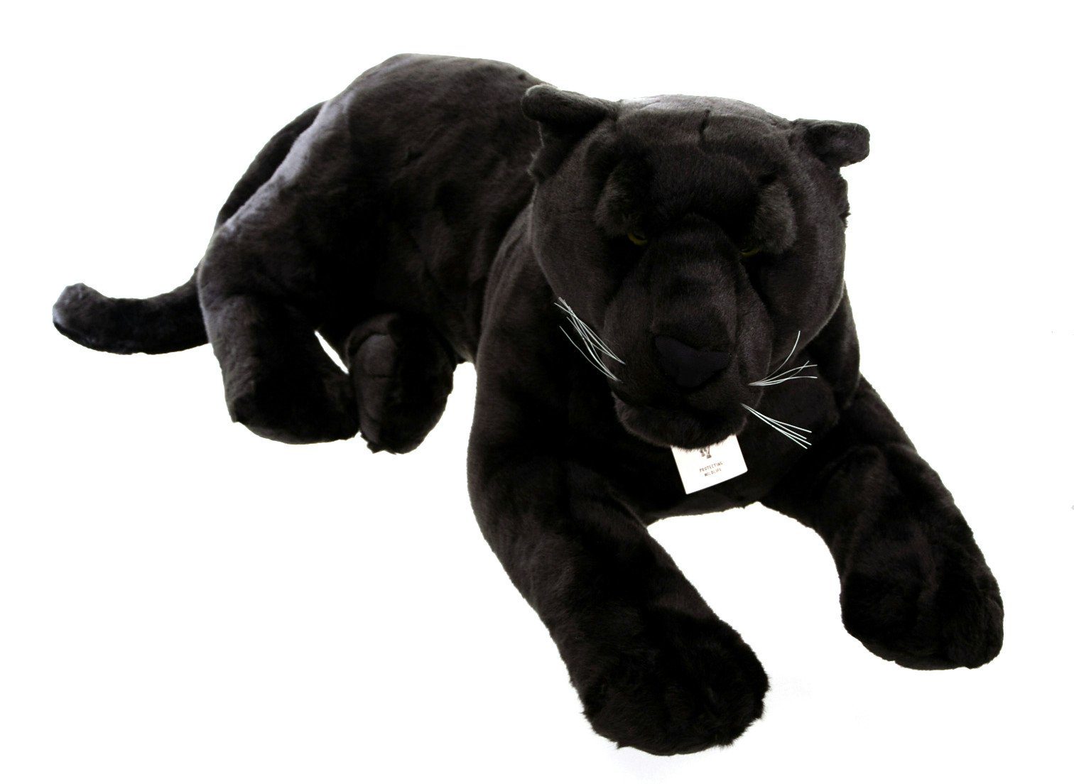 WWF Kuscheltier Plüschtier Schwarzer Panther (liegend, 81cm)