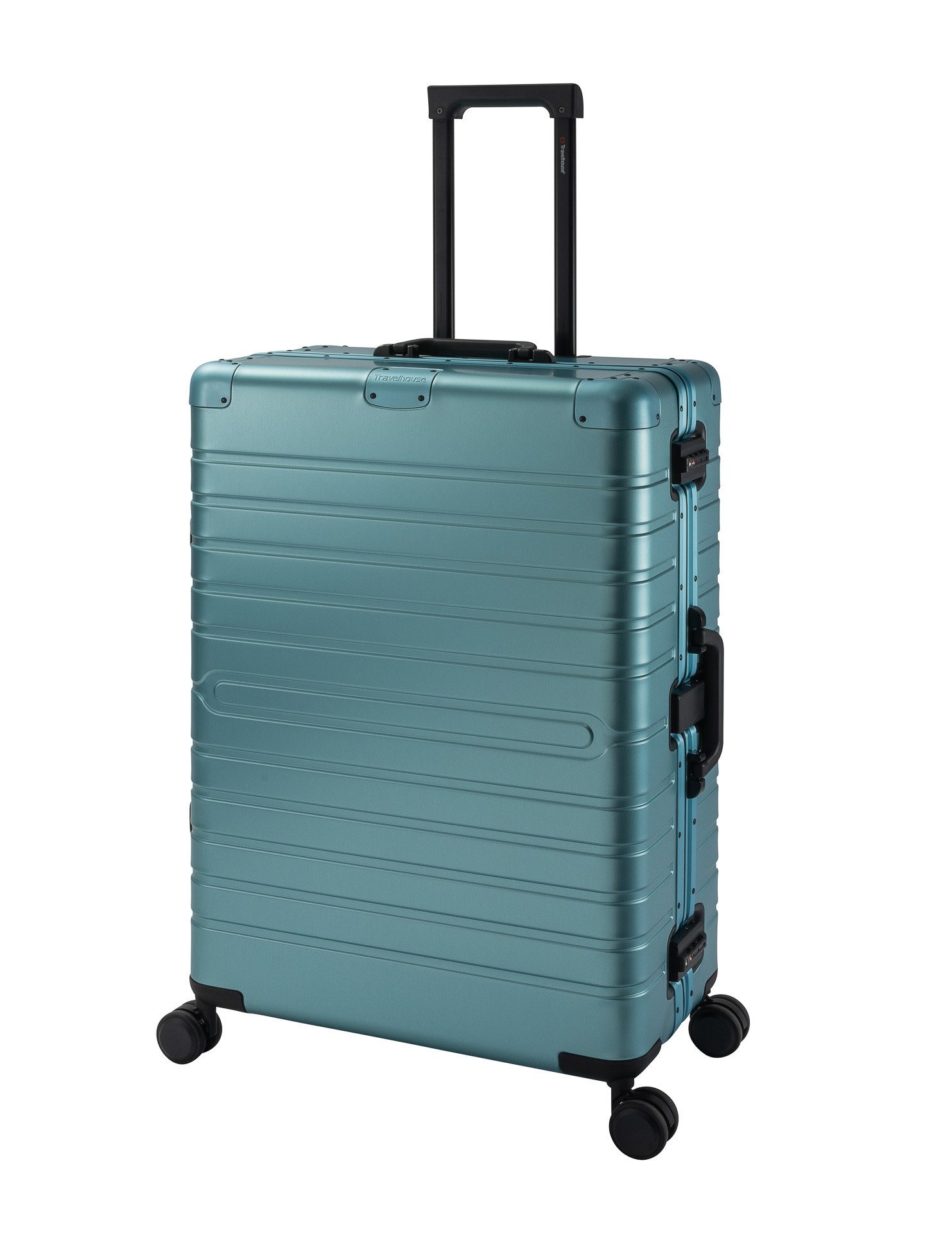Travelhouse Hartschalen-Trolley Oslo, 4 Rollen, Aluminium Hartschale