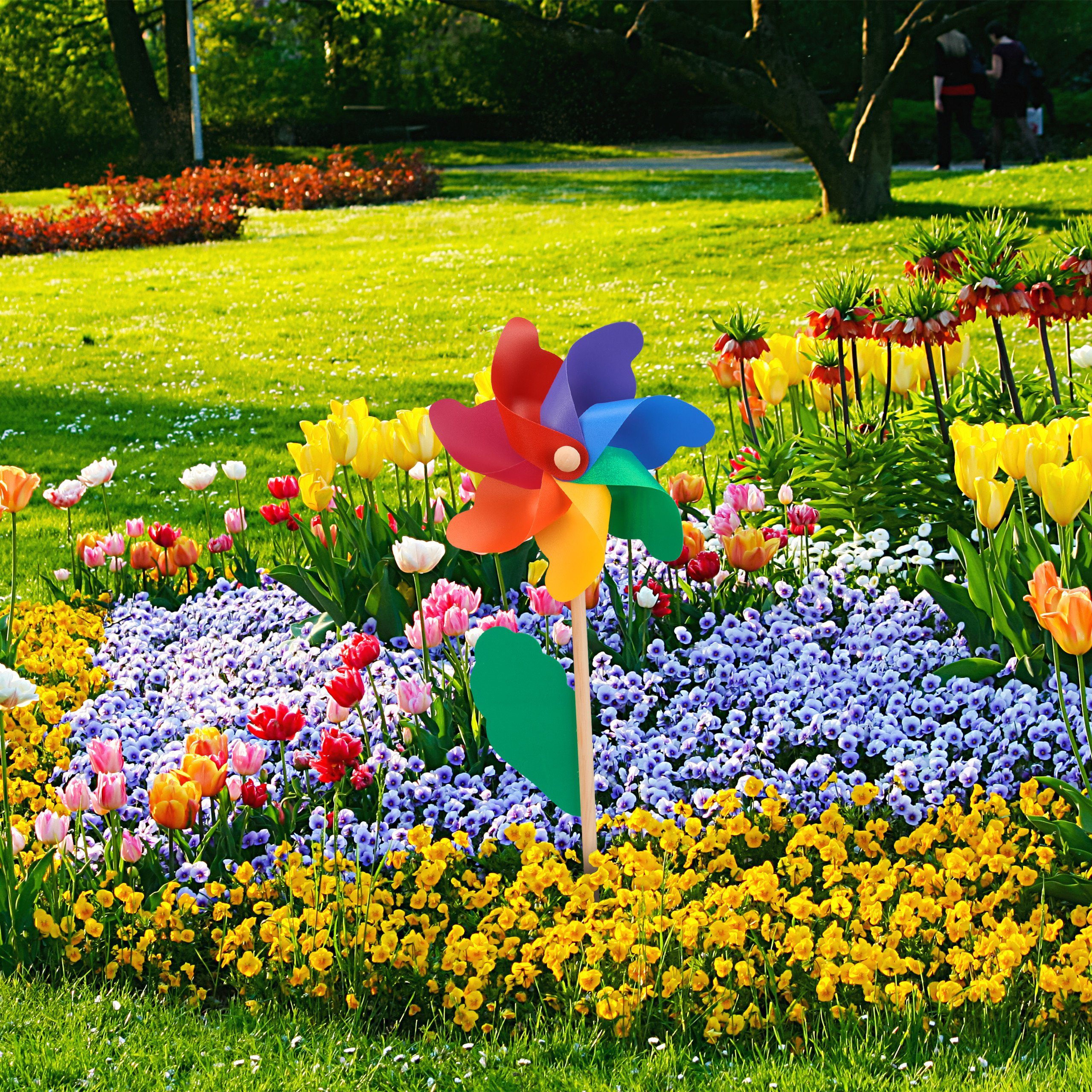 relaxdays Deko-Windrad 2er Set Windrad günstig online kaufen