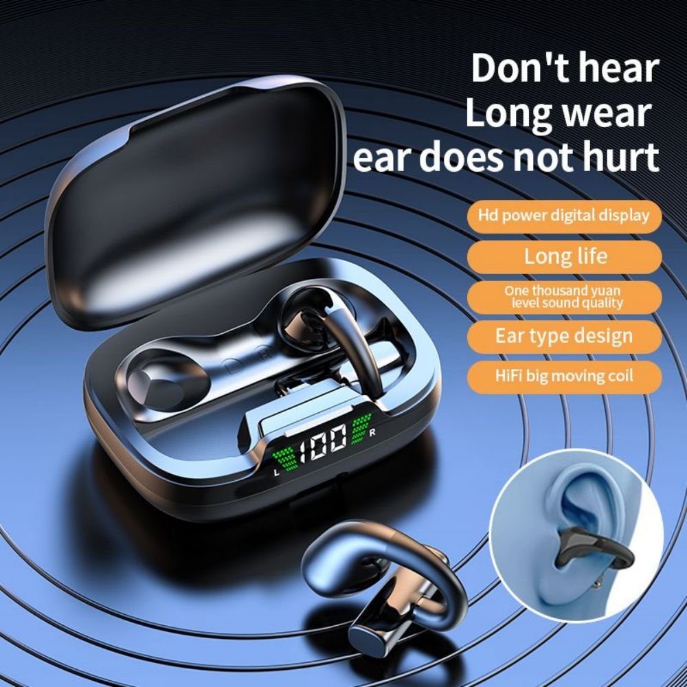 Lebensdauer, Lange Ear schnelle GmbH Bluetooth-Kopfhörer DTC Kabellos Aufladung, (hat LED-Anzeigen) Bluetooth, mit Bluetooth In Kopfhörer Bluetooth-Kopfhörer nicht, 5.3