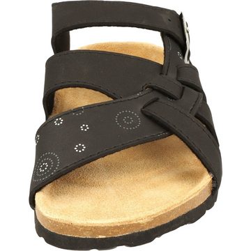 Cloxx Damen Schuhe T67913 Hausschuhe Sandale Lederfußbett Pantolette