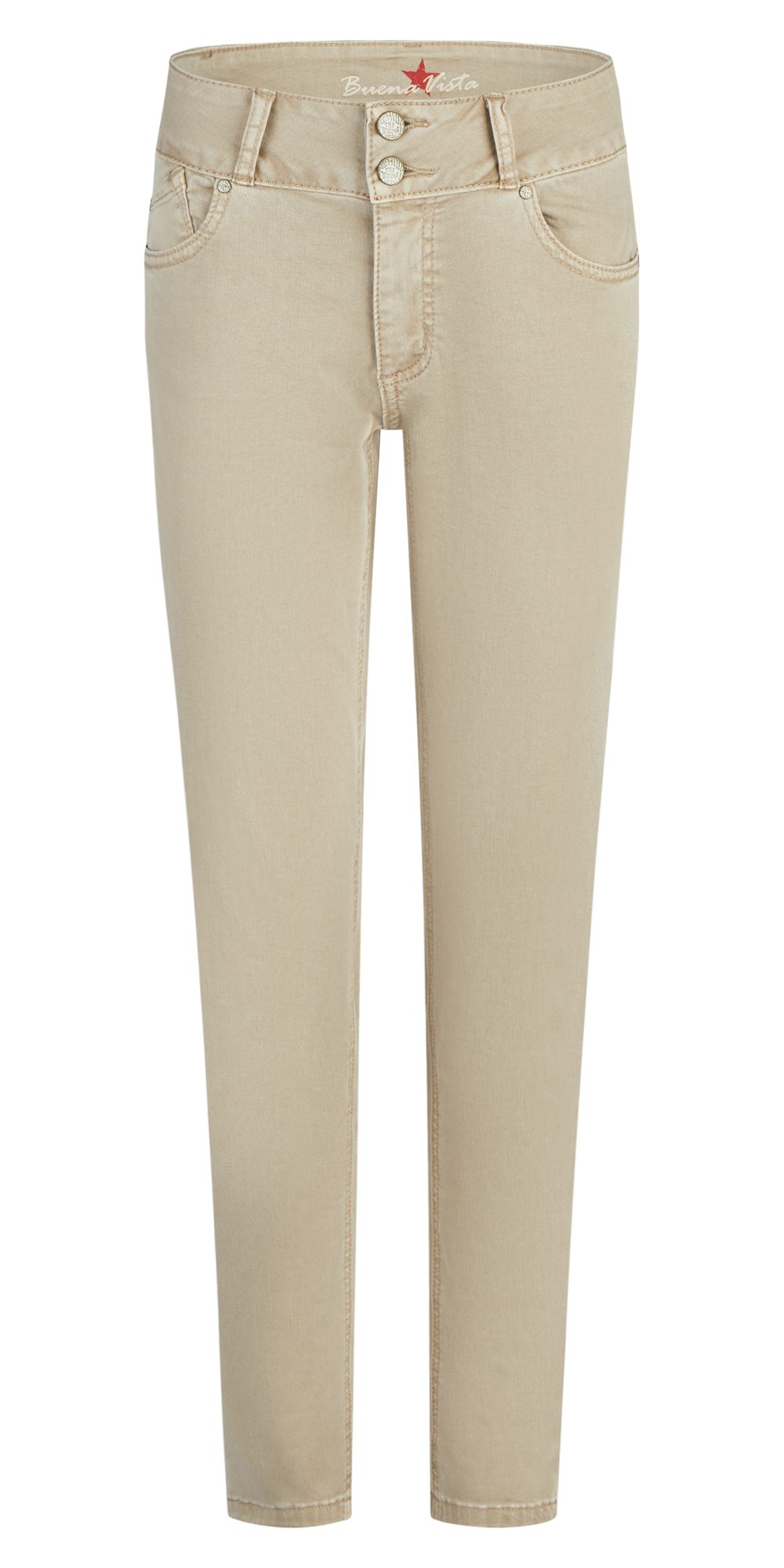 Stretch-Jeans BUENA VISTA TUMMYLESS CROPPED sand 2601 B5827 4141.6349 - Stretch
