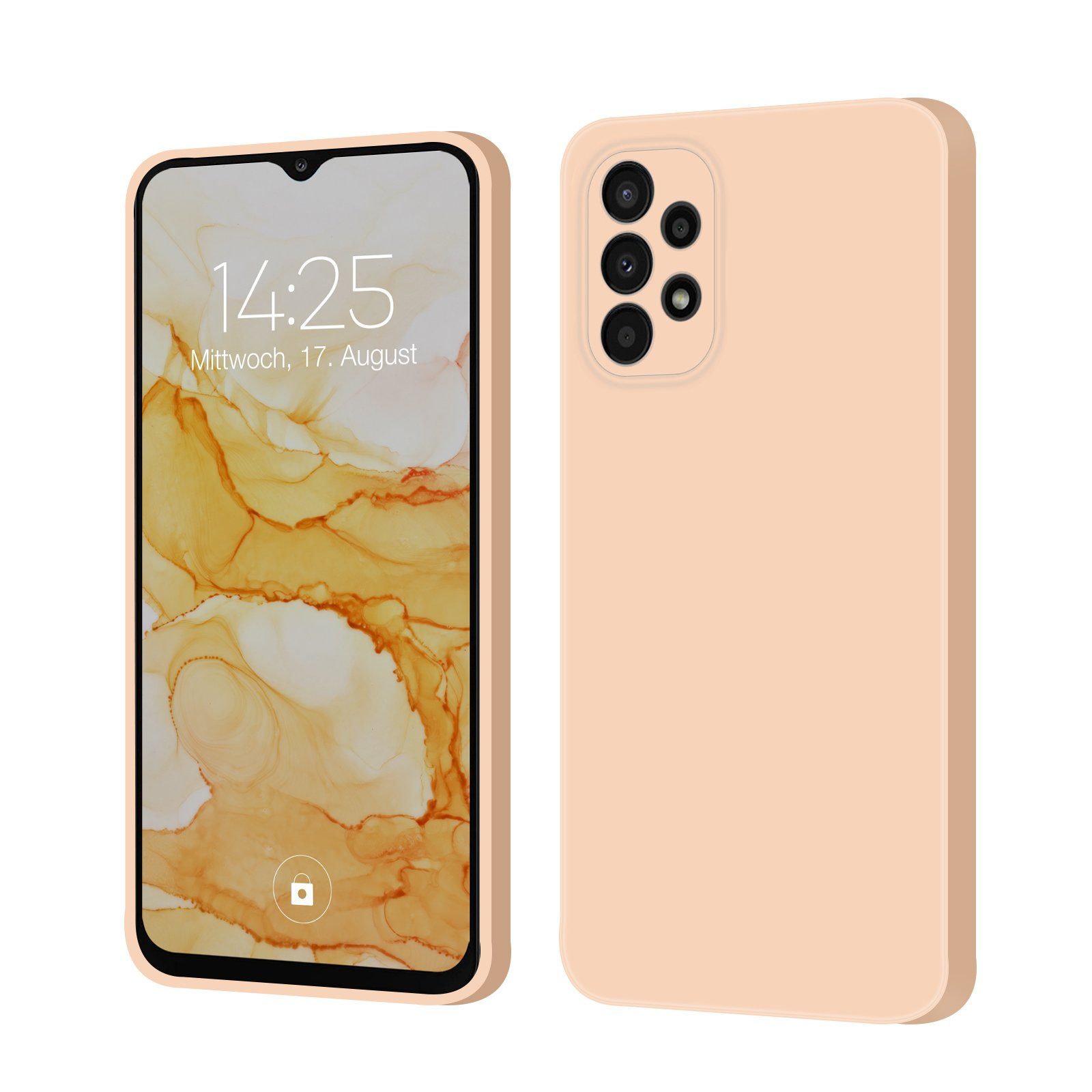 Tec-Expert Handyhülle SoftGrip Cover Hülle für Samsung Galaxy A33 5G, Handy Case Bumper integrierter Kameraschutz flexibel