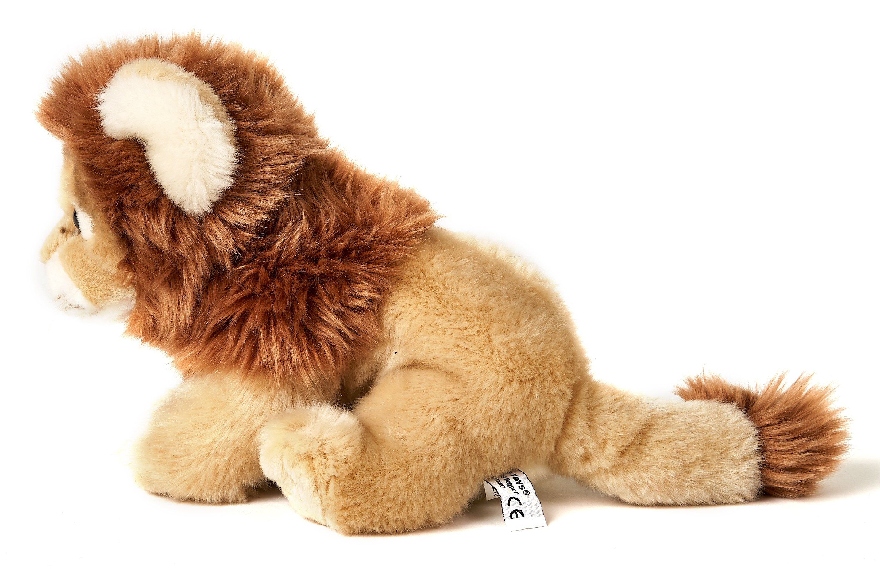 Uni-Toys Kuscheltier Wildtier, sitzend - versch. Modelle - Höhe 19 cm - Plüsch, Plüschtier, zu 100 % recyceltes Füllmaterial