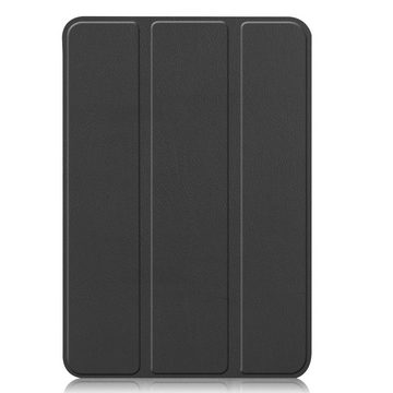 König Design Tablet-Hülle Apple iPad mini 6, Tablethülle für Apple iPad mini 6 Schutztasche Wallet Cover 360 Case Etuis Schwarz