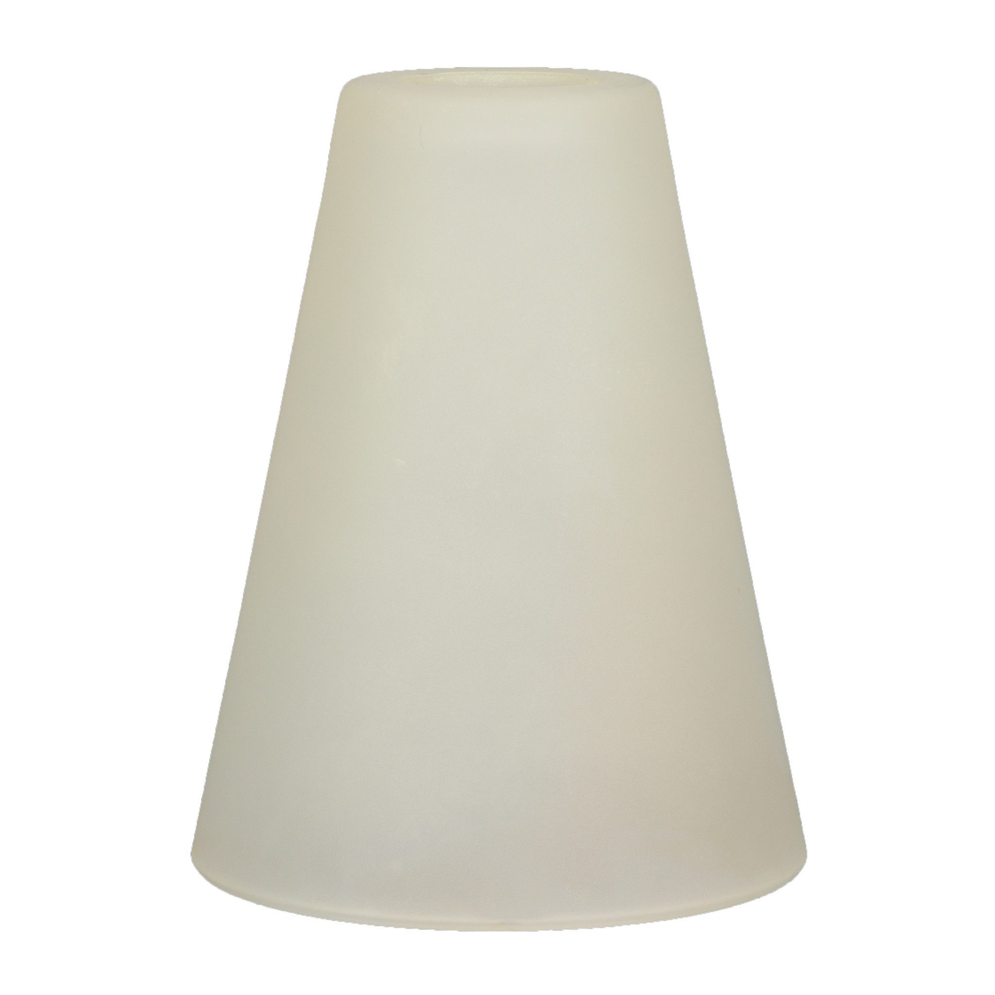 Home4Living Lampenschirm Lampenglas Ersatzglas Scavoglas Ø 95mm cremefarben E14, dekorativ, diffuses Licht