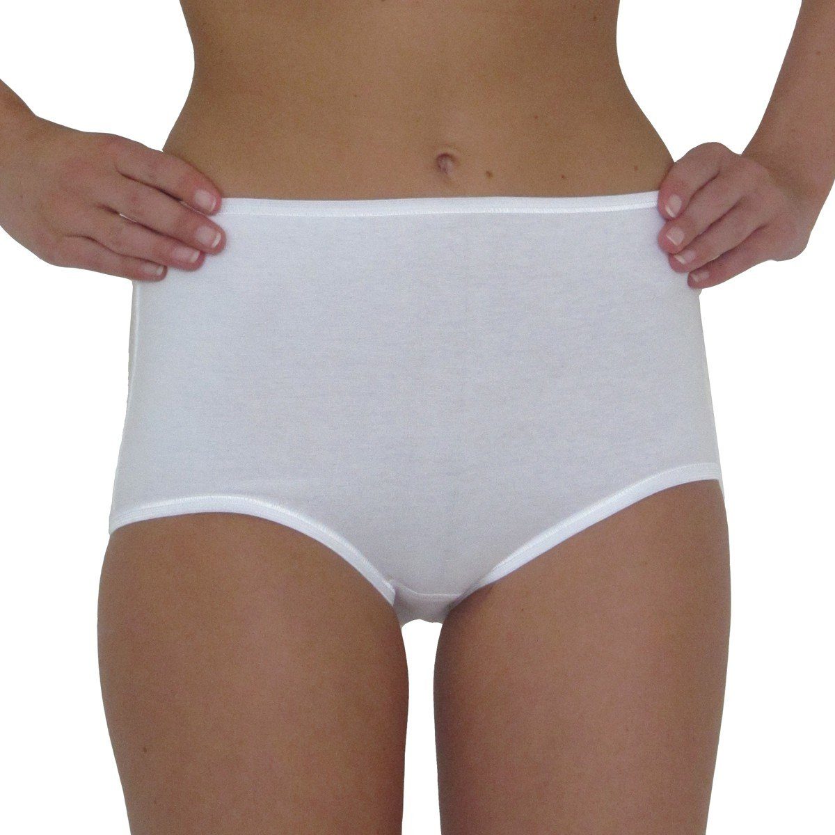 HERMKO Taillenslip 1150 1150 5er Pack Damen Maxi-Slip aus 100% Bio-Baumwolle