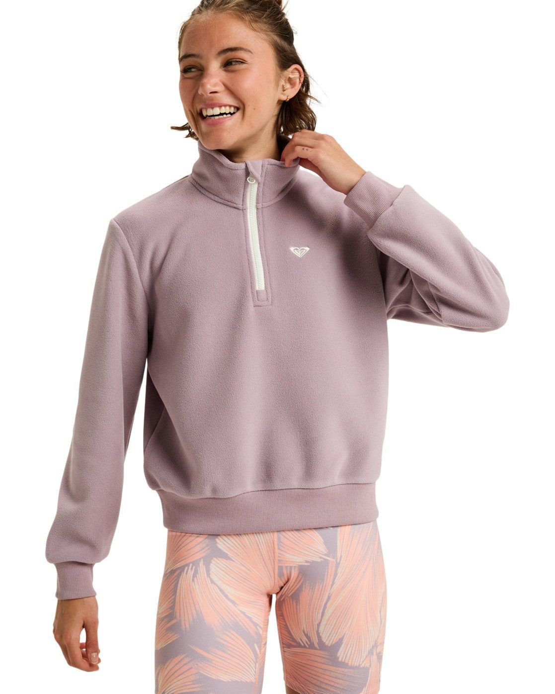 Roxy Fleecepullover Waves Of Warmth Half Zip