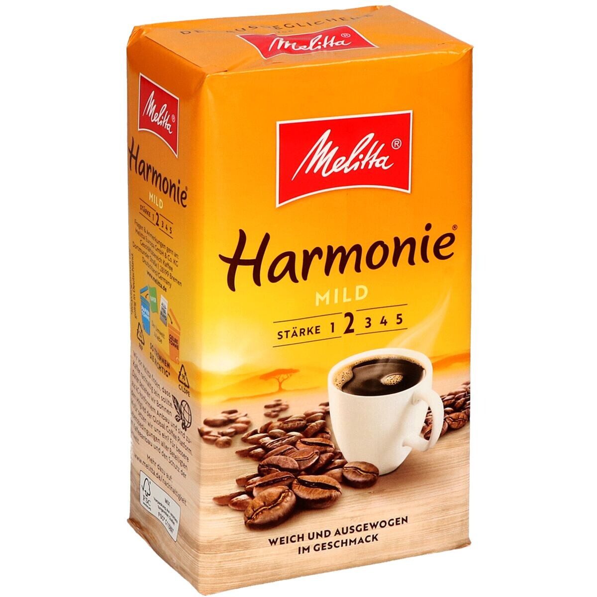 Melitta Kaffee Harmonie, 500 g, gemahlen