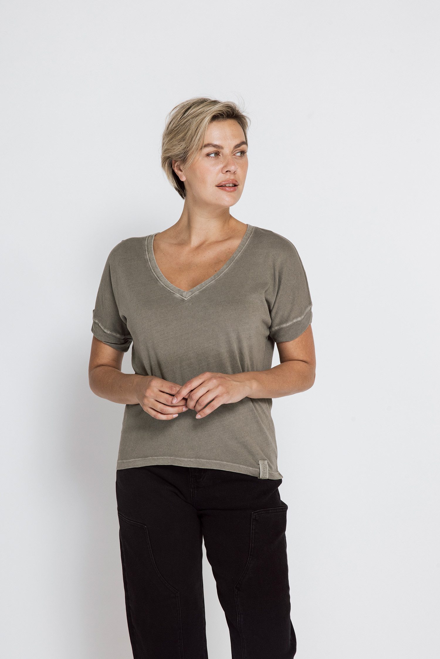 Zhrill T-Shirt ZHRAHEL V-NECK