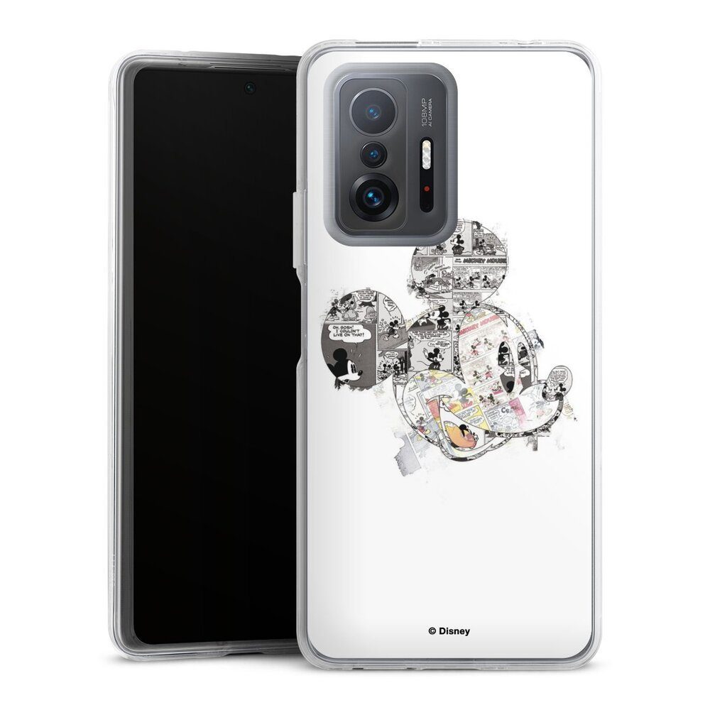 DeinDesign Handyhülle Mickey Mouse Offizielles Lizenzprodukt Disney Mickey Mouse - Collage, Xiaomi 11T Pro 5G Hülle Bumper Case Handy Schutzhülle Smartphone Cover