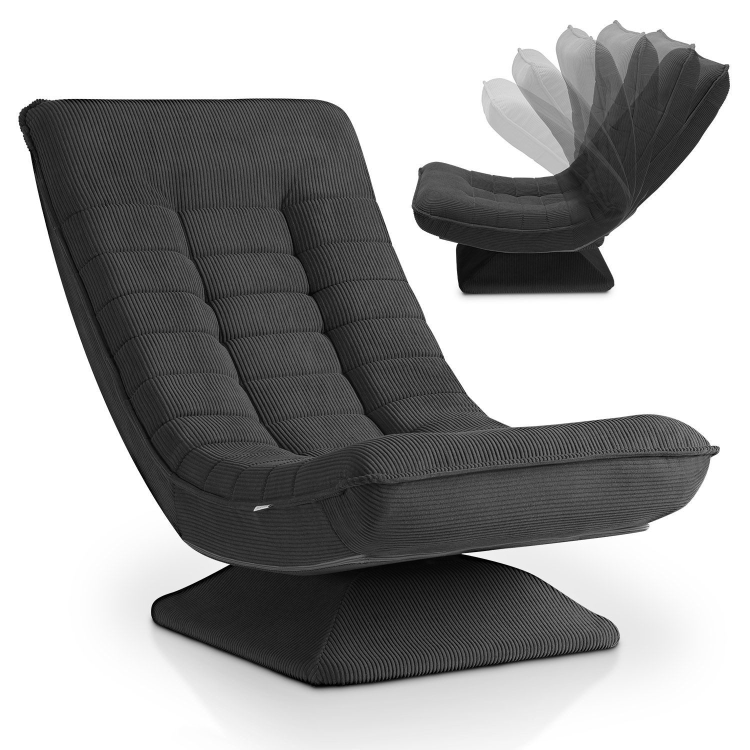 Juskys Relaxsessel Korsika, 360°-drehbar & klappbar, günstig online kaufen