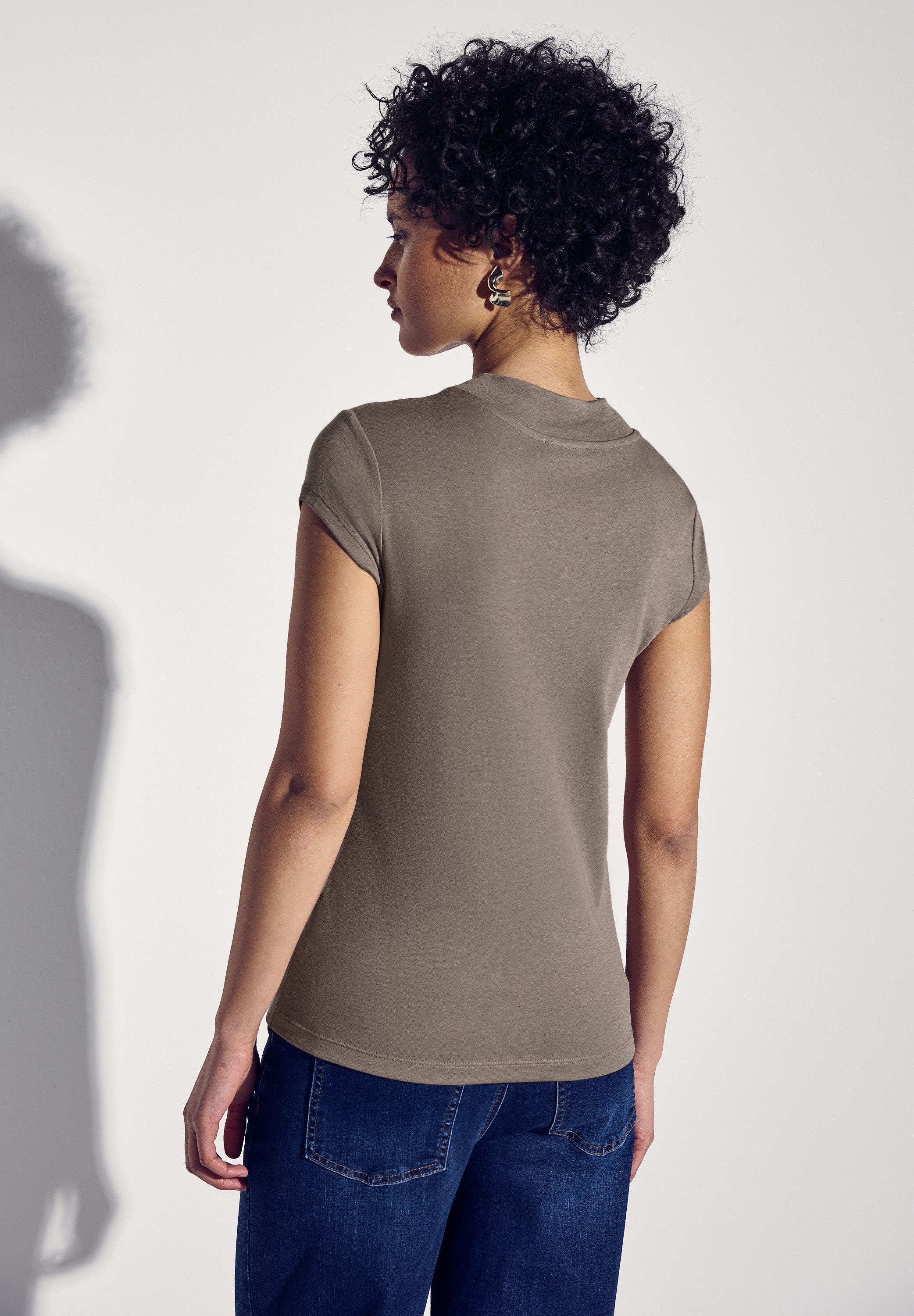 STREET ONE T-Shirt, mit Turtleneck günstig online kaufen