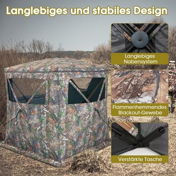 COSTWAY Angelzelt Pop Up Zelt, Personen: 3, für 2–3 Personen, Camouflage