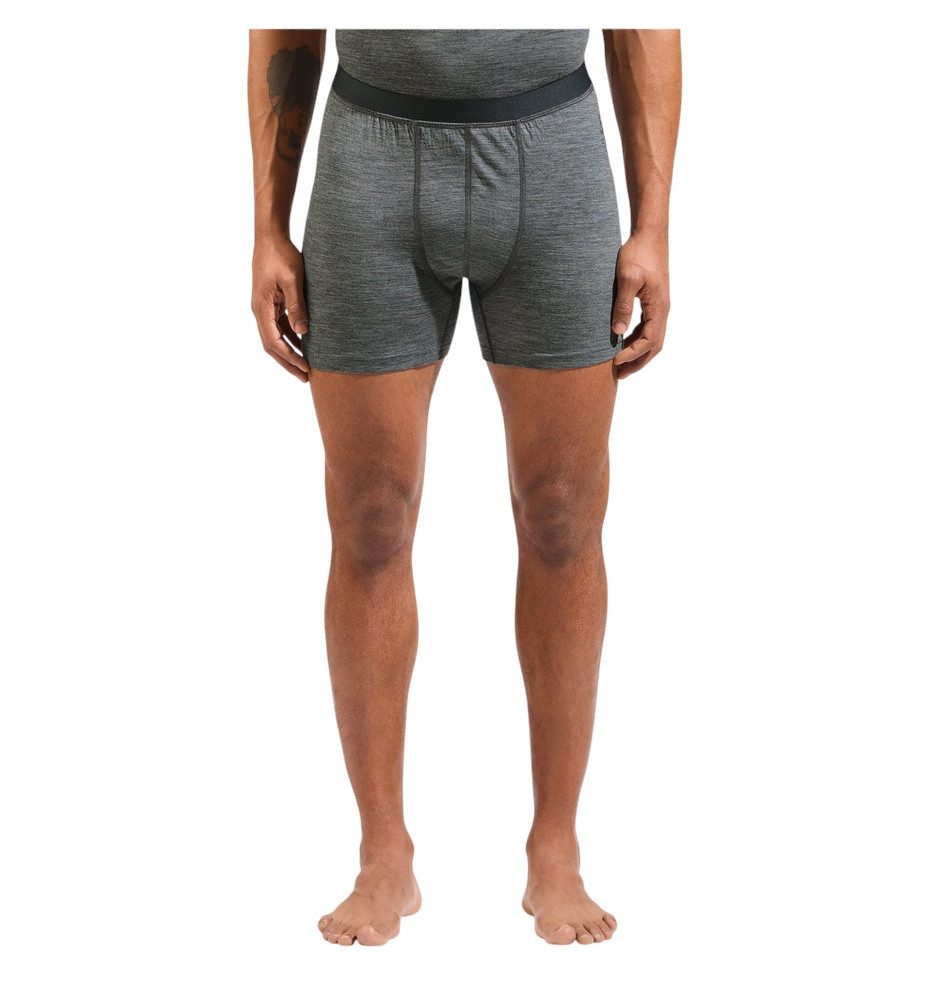 Odlo Boxershorts Unterwäsche Merino 160 Natural (Merinowolle) grau melange Herren