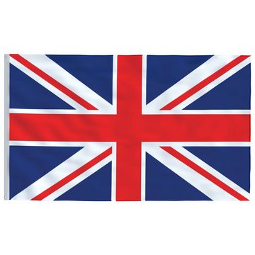 vidaXL Fahne Flagge Großbritanniens mit Mast 5,55 m Aluminium