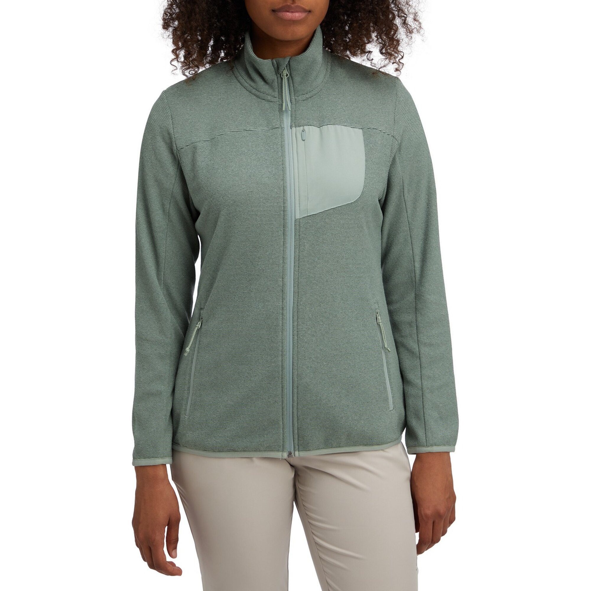 McKINLEY Outdoorjacke Da.-Unterjacke Conna W MELANGE/GREEN günstig online kaufen