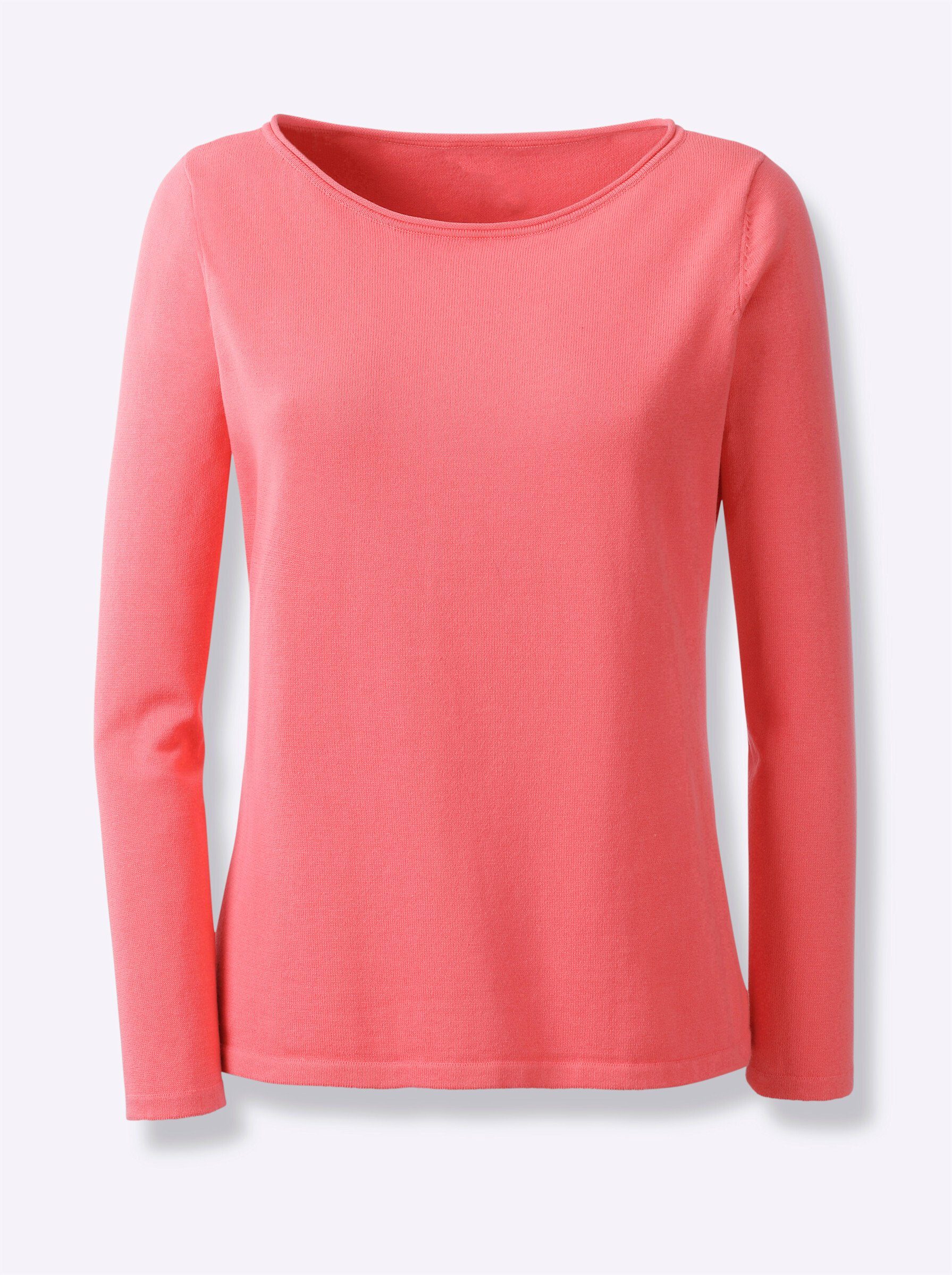 Strickpullover Pullover Langarm Feinstrick