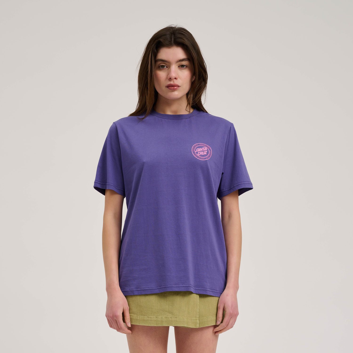 Santa Cruz T-Shirt CHECK OUTLINE RINGED günstig online kaufen