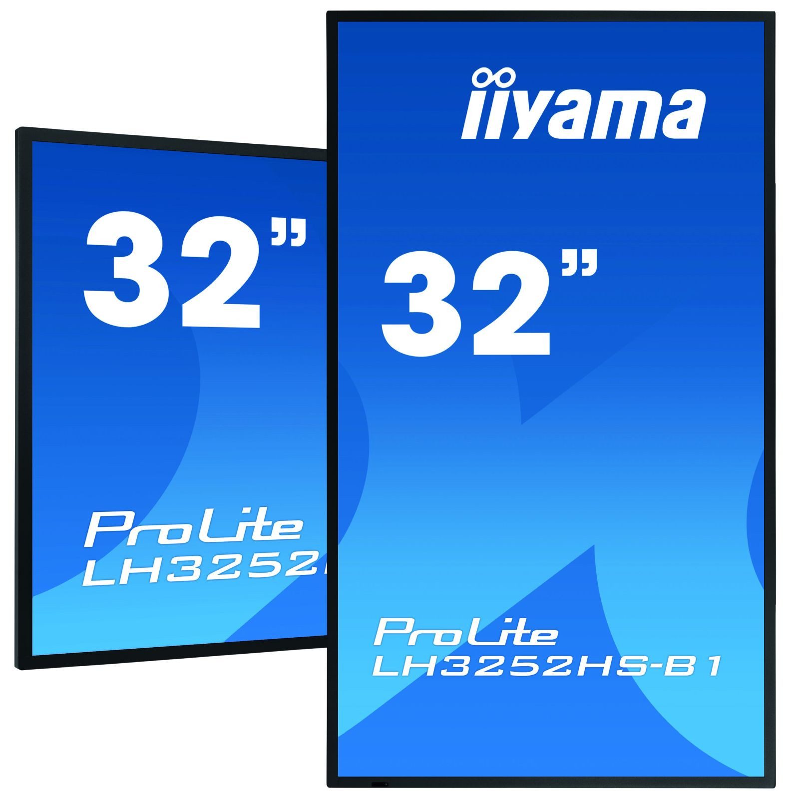 Iiyama LED-Display ProLite LH3252HS-B1 - 81 cm (32) - 1920 x 1080 Full HD TFT-Monitor (1920 x 1080 px, Full HD, 8 ms Reaktionszeit, Lautsprecher, HDCP)