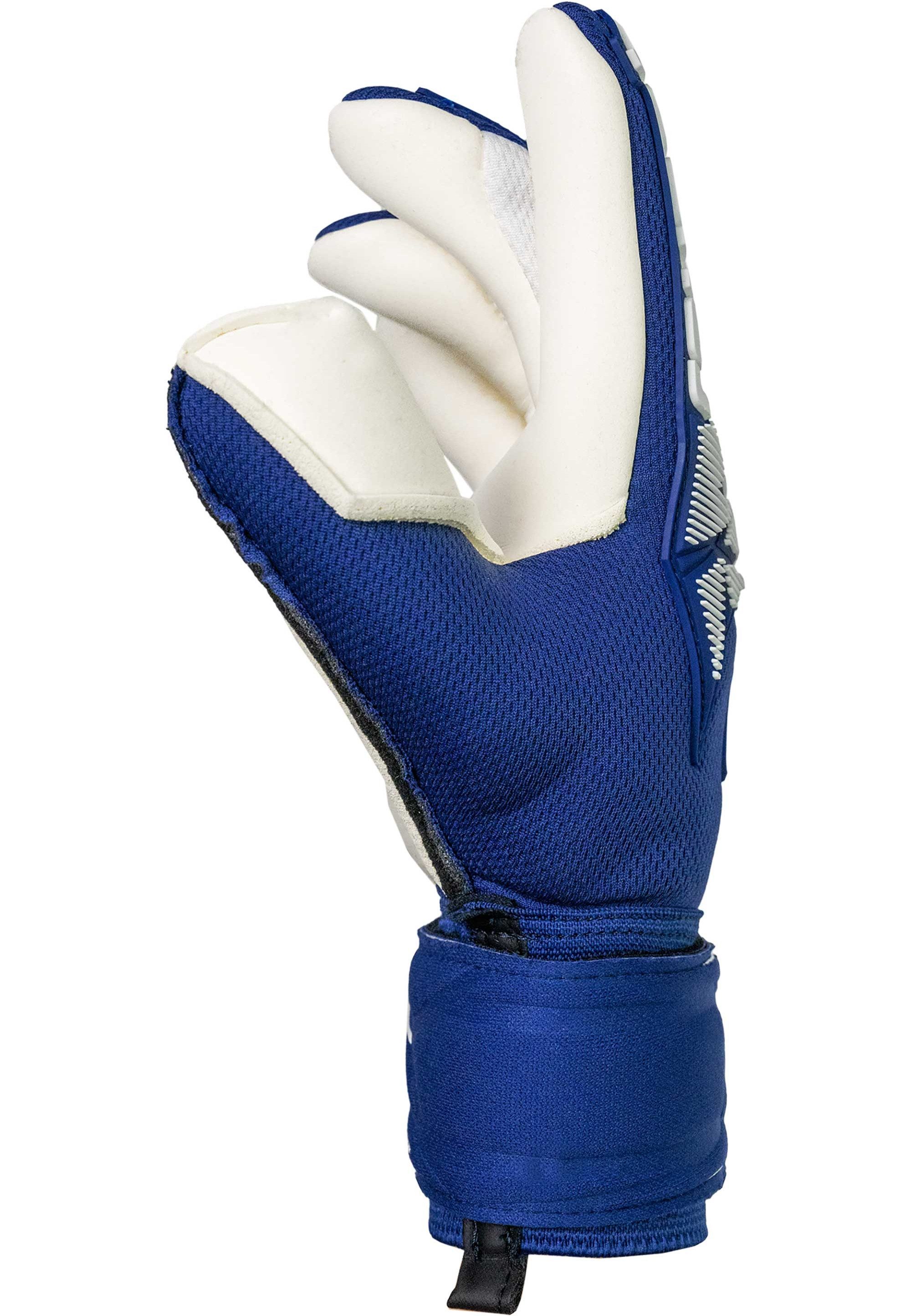 Reusch Torwarthandschuhe Attrakt Freegel Gold X Finger Support Junior mit integriertem Fingersupport-System