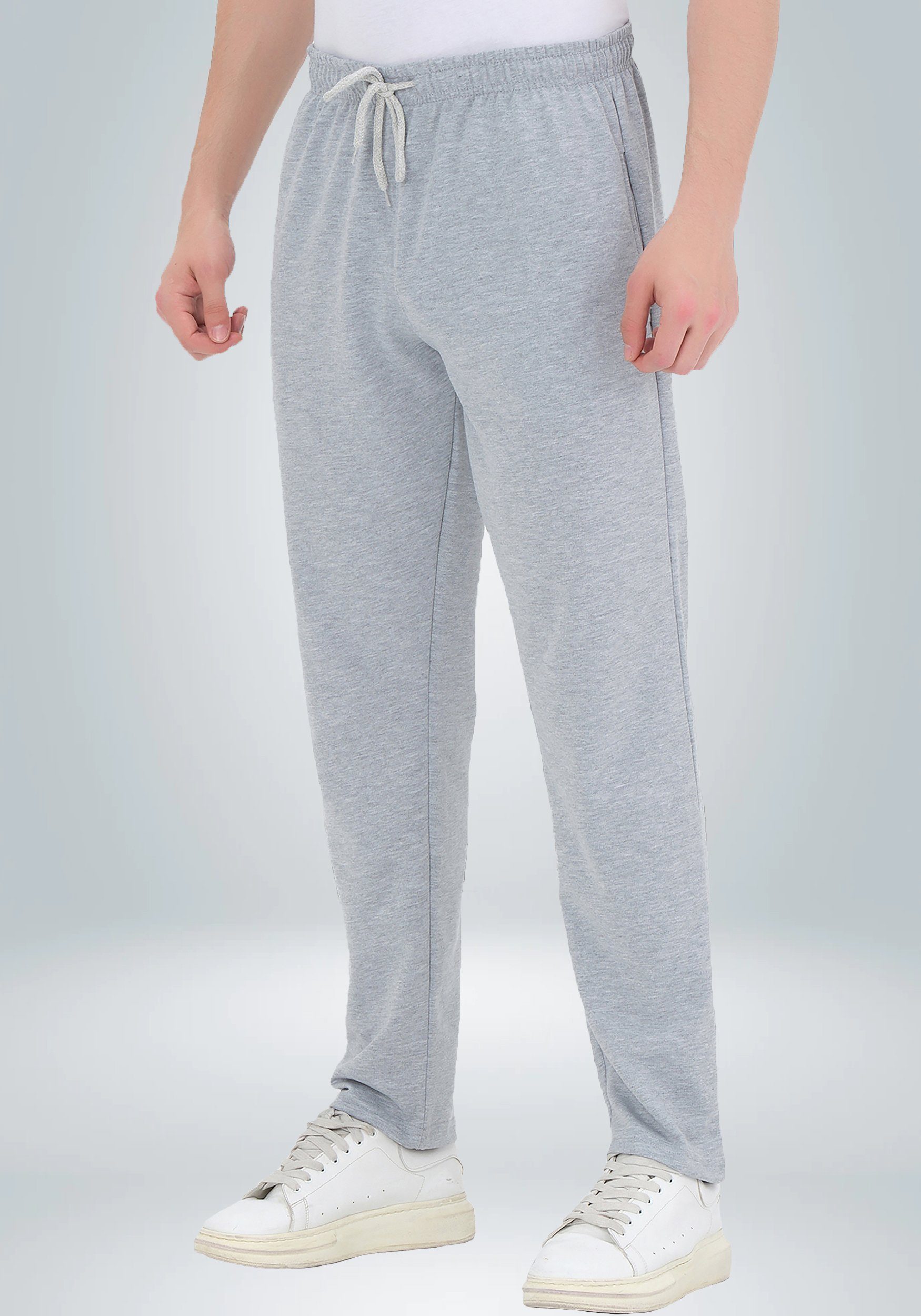 Herren Smith Sporthose Solo (1-tlg) Jogginghose Grau, Grau/Gerade Sweathose Gerade Trainingshose &