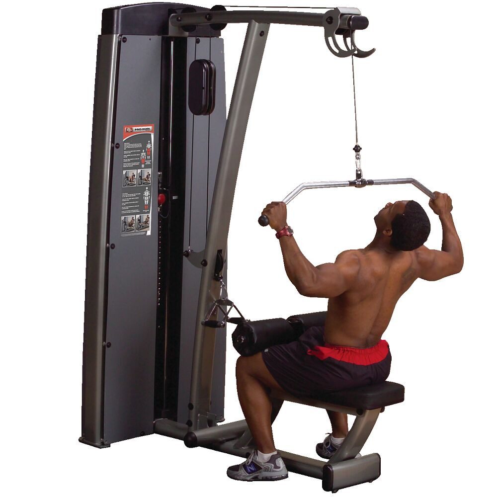 Body-Solid Kraftstation Latzug- und Rudermaschine Pro Dual, Kein Umbau vom Latzug zum Rudern nötig