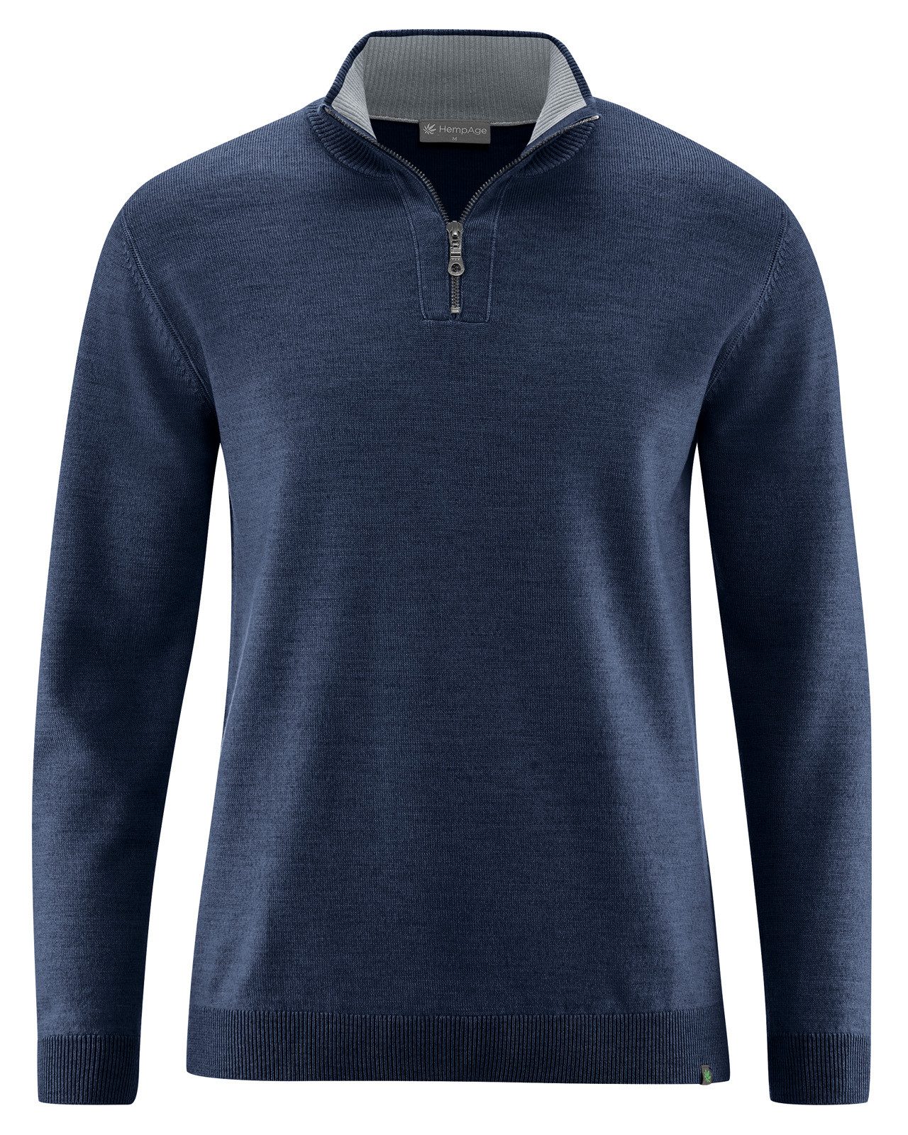 Strickpullover Zeitloser Wolltroyer Hanf/Biobaumwolle Normal Fit