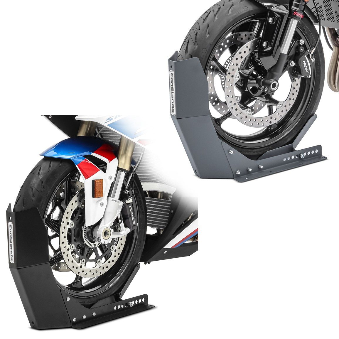 ConStands Motorradheber Set Transportständer Easy-Fix + Transportständer S6