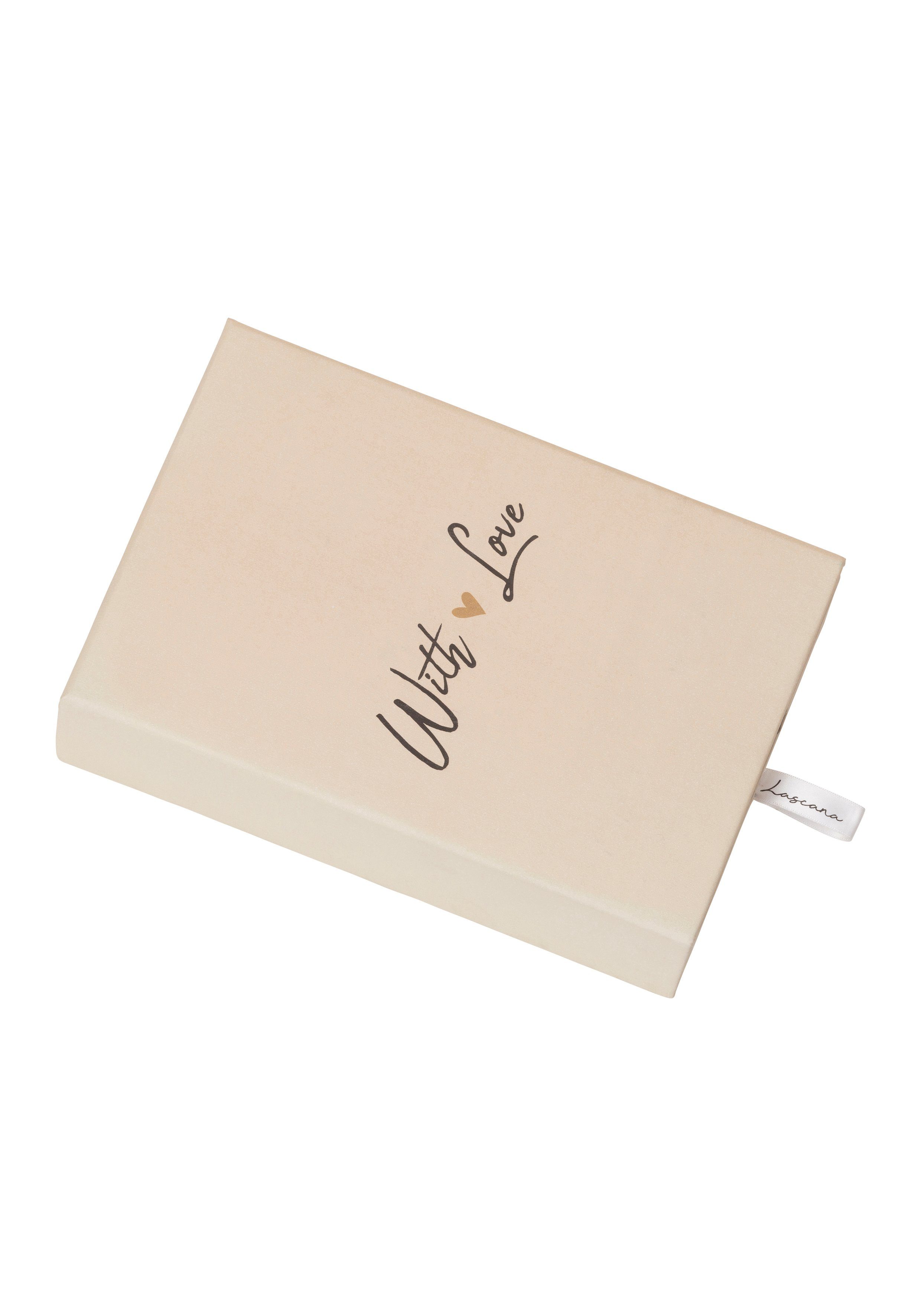 LASCANA Sneakersocken (Box, 7-Paar, Box) mit kleiner Stickerei