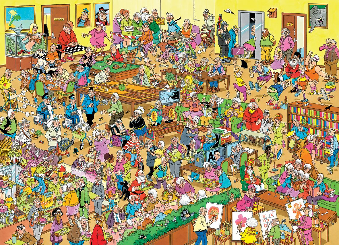 Jan van Haasteren Puzzle Jan van Haasteren Das Seniorenheim 1500 Teile Puzz günstig online kaufen