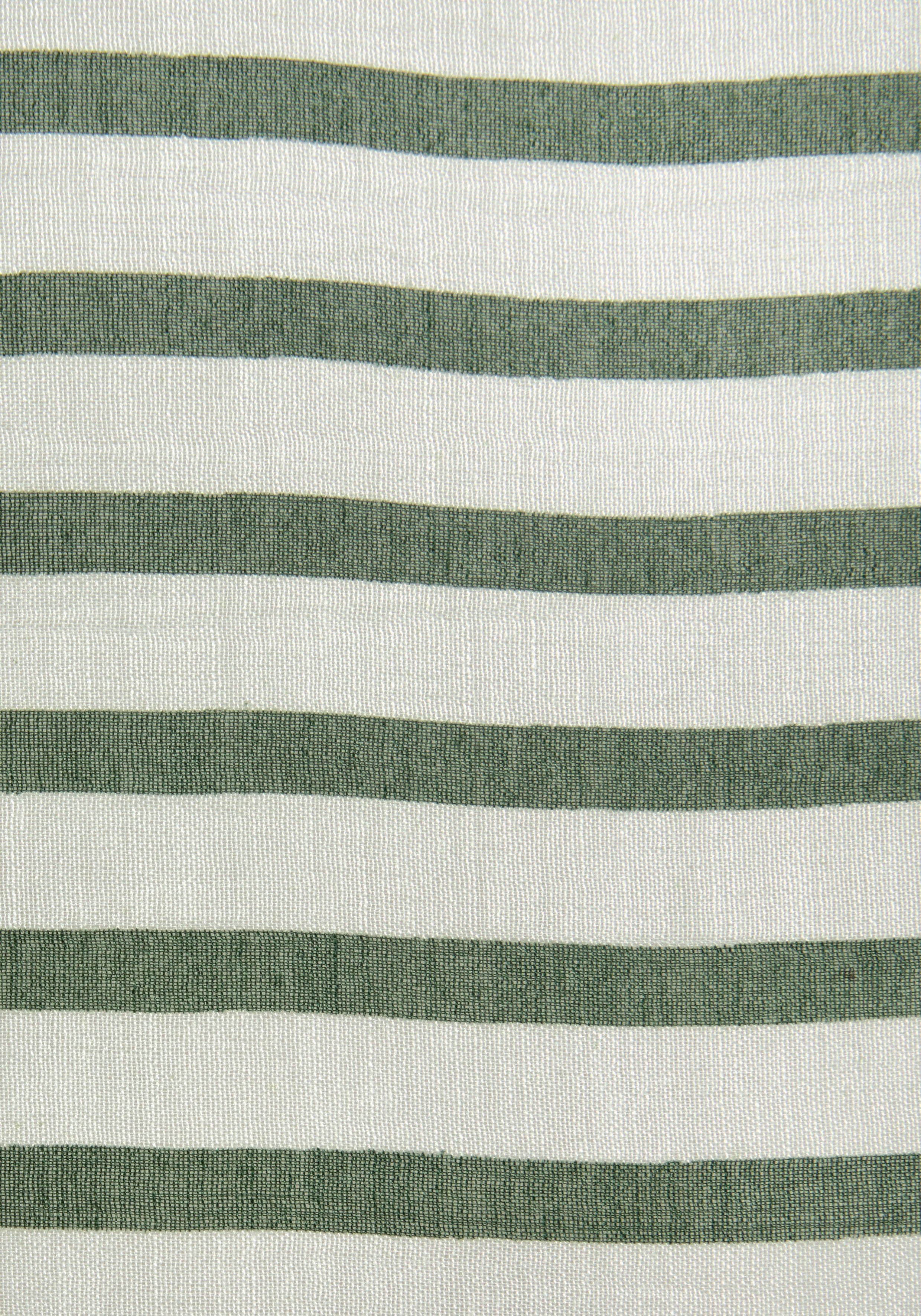 Venice Beach Chiffontunika mit Streifenprint, Quasten mit Fransen, Cover-Up