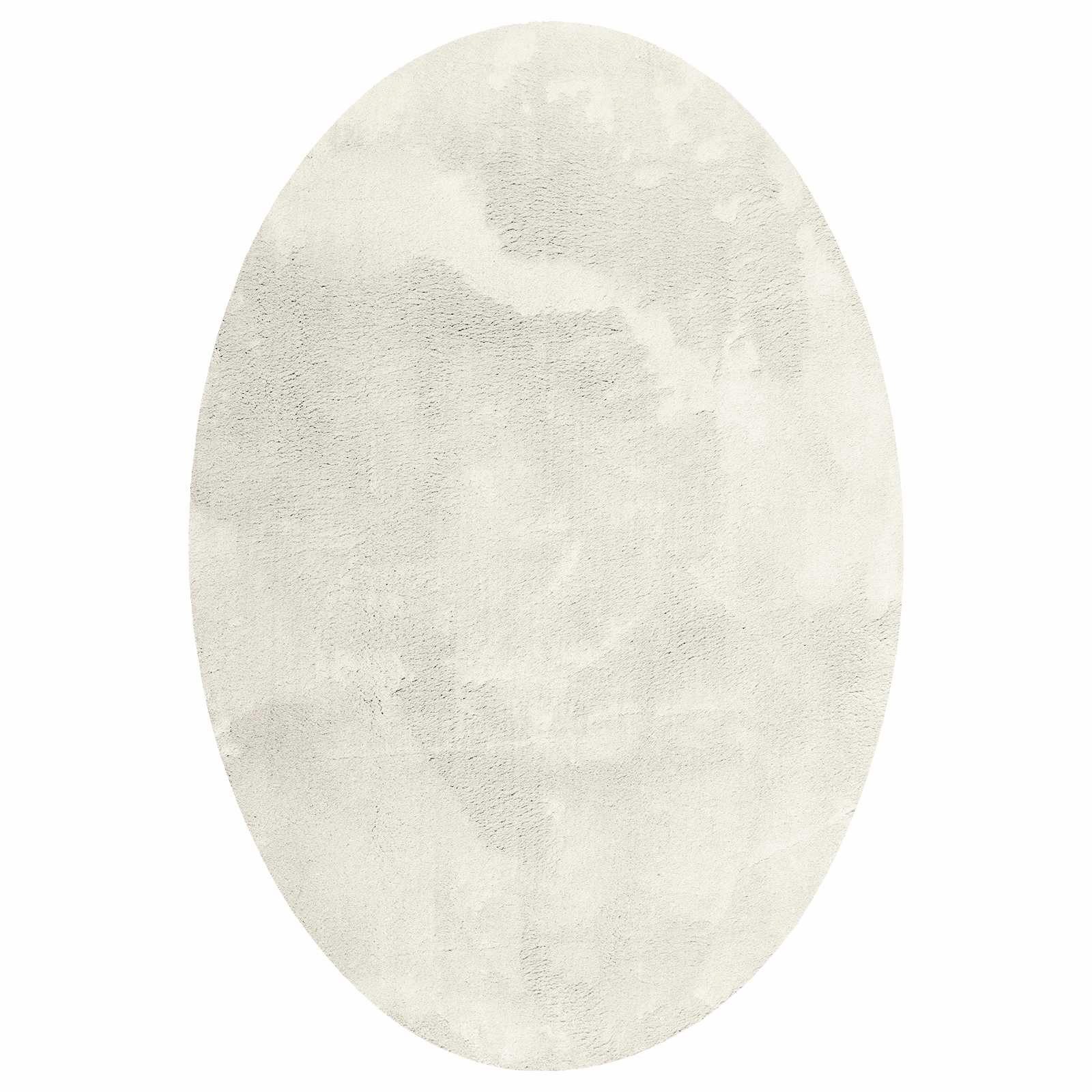 vidaXL Teppich Teppich HUARTE Creme 140 x 200 cm 100 % Polyester, Oval