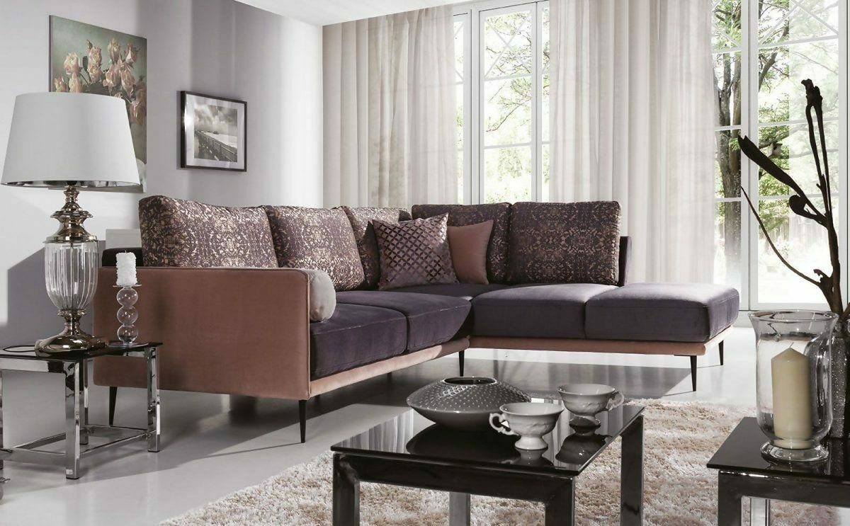 JVmoebel Ecksofa XXL Polster Sofa Made Sitz Polster Couchen 1 in Teile, Designer Eck Sofas, Europa