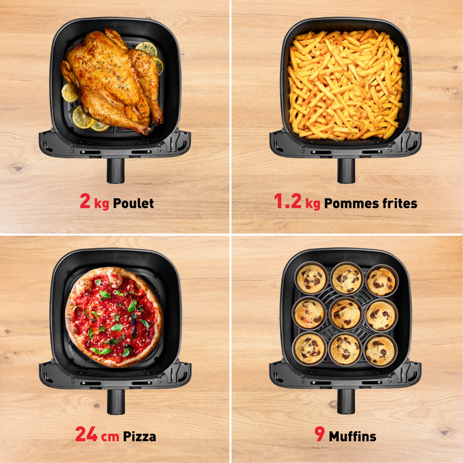 Tefal Heißluftfritteuse Easy Fry Mega Heißluftfritteuse, für bis zu 8 Personen, energiesparend, 2020 W, 8 voreingestellte Programme, extragroßes Fassungsvermögen, EY855B