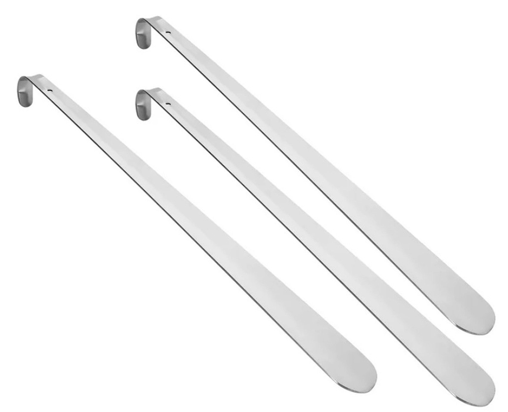 Schuhlöffel 3er Set Schuhlöffel aus Edelstahl, 52cm Schuhanzieher, Schuhanziehhi