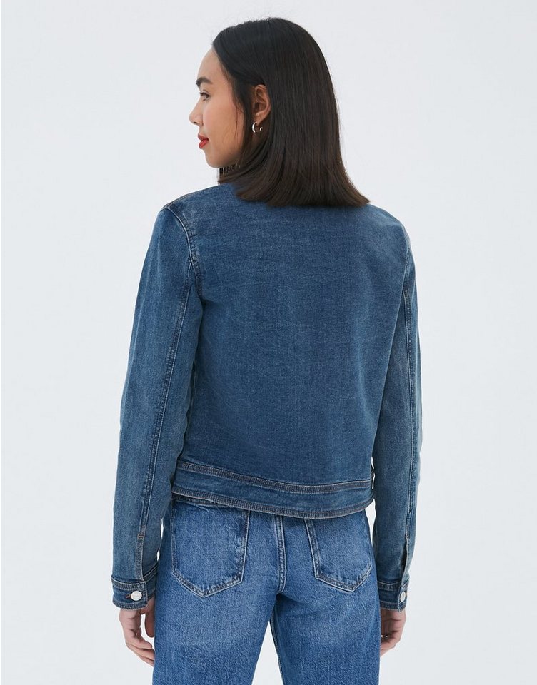 Threadbare Jeansjacke THB Rome Colour Denim Jacket, Brusttaschen mit  Knopfverschluss