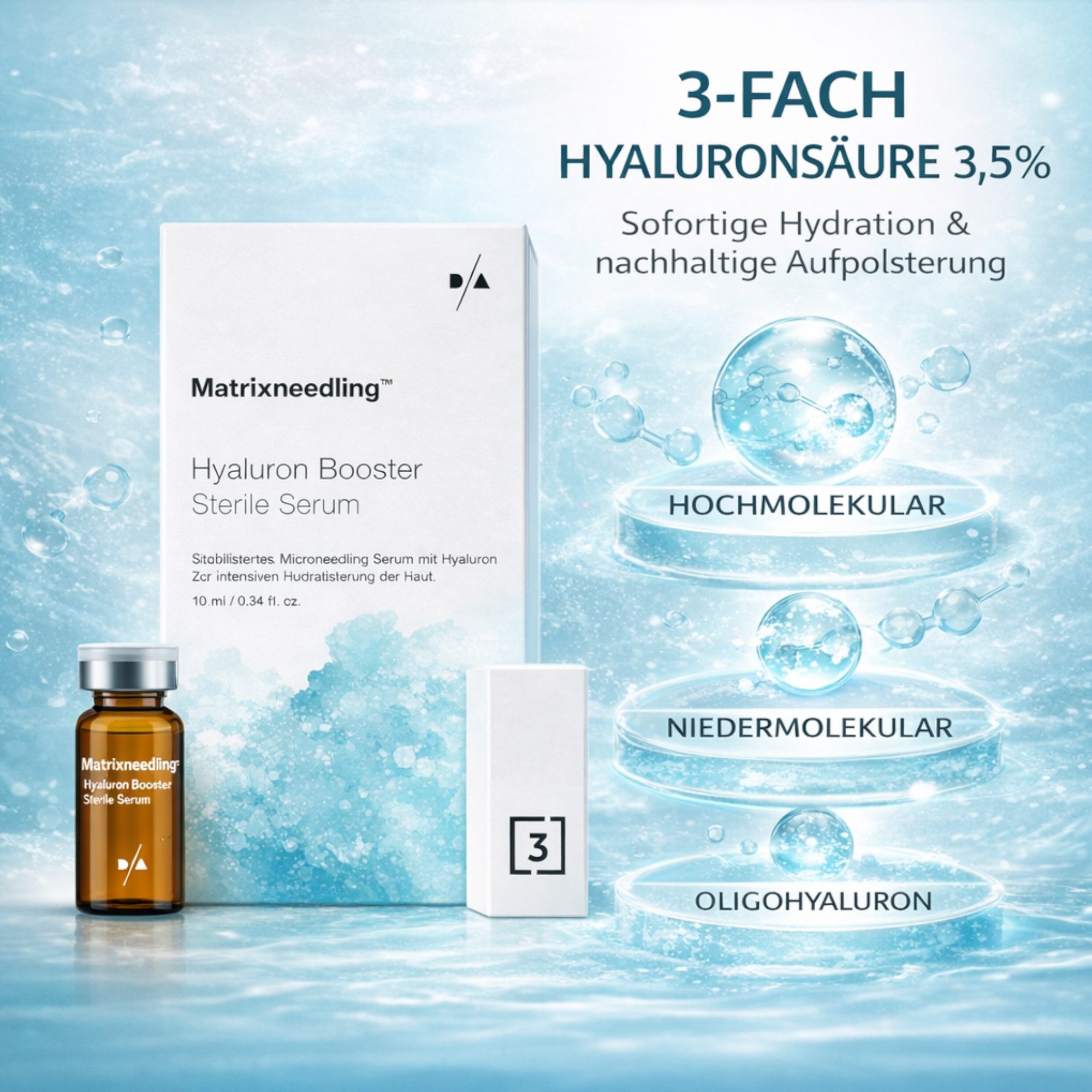 Matrixneedling™ Hyaluron Serum Matrixneedling™ Hyaluron Serum 3,5% - für Dermaroller/Dermapen