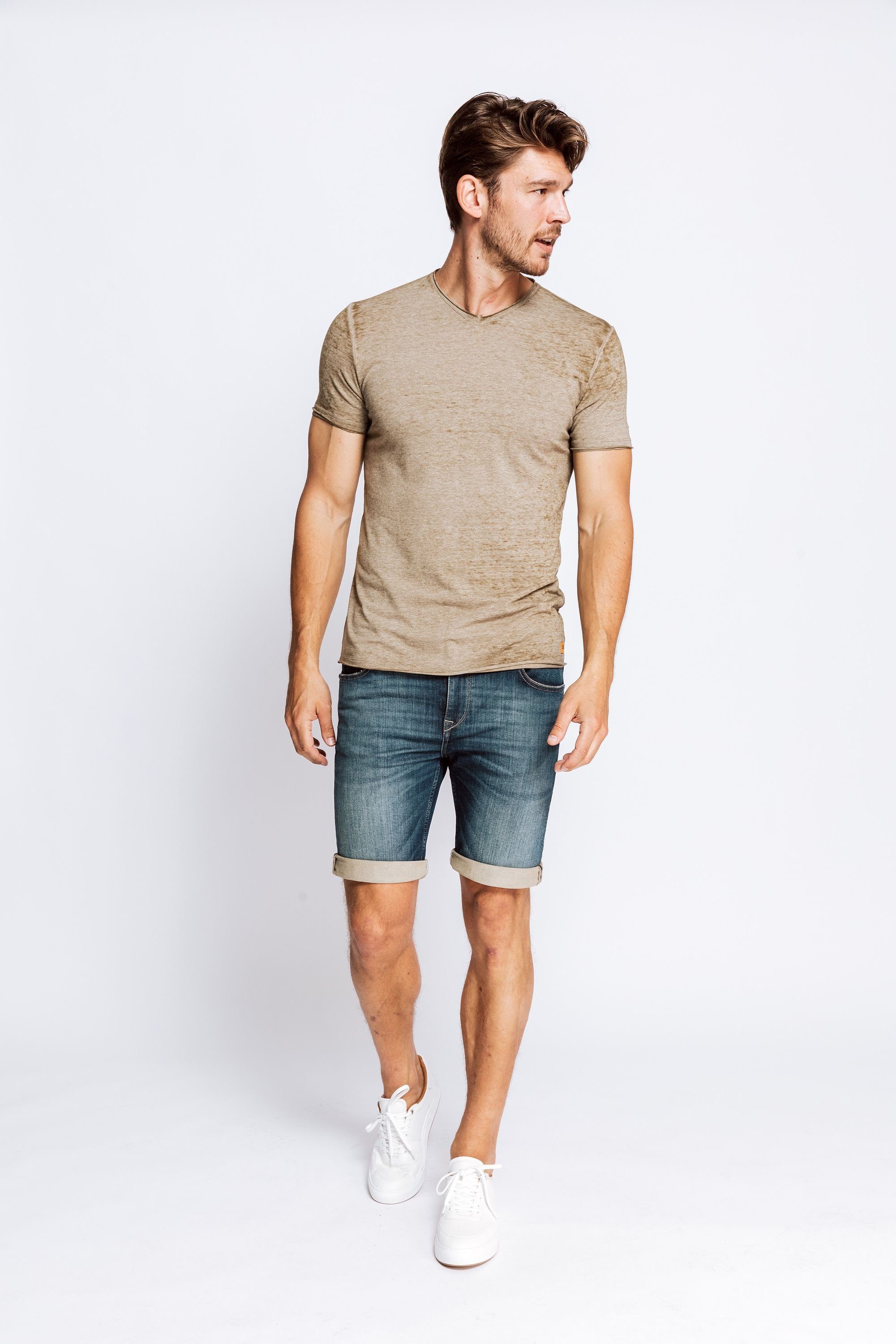 T-Shirt (0-tlg) Zhrill Riley Longshirt Sand
