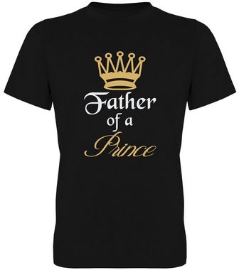 G-graphics T-Shirt Father of a Prince & Son of a King Vater & Sohn-Set zum selbst zusammenstellen, mit trendigem Frontprint, Aufdruck auf der Vorderseite, Spruch/Sprüche/Print/Motiv, für jung & alt